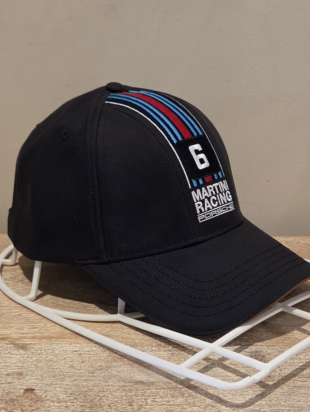 Porsche 936 Spyder Martini Racing Team #6 Strapback Performance Hat - OSFA - Picture 2 of 11